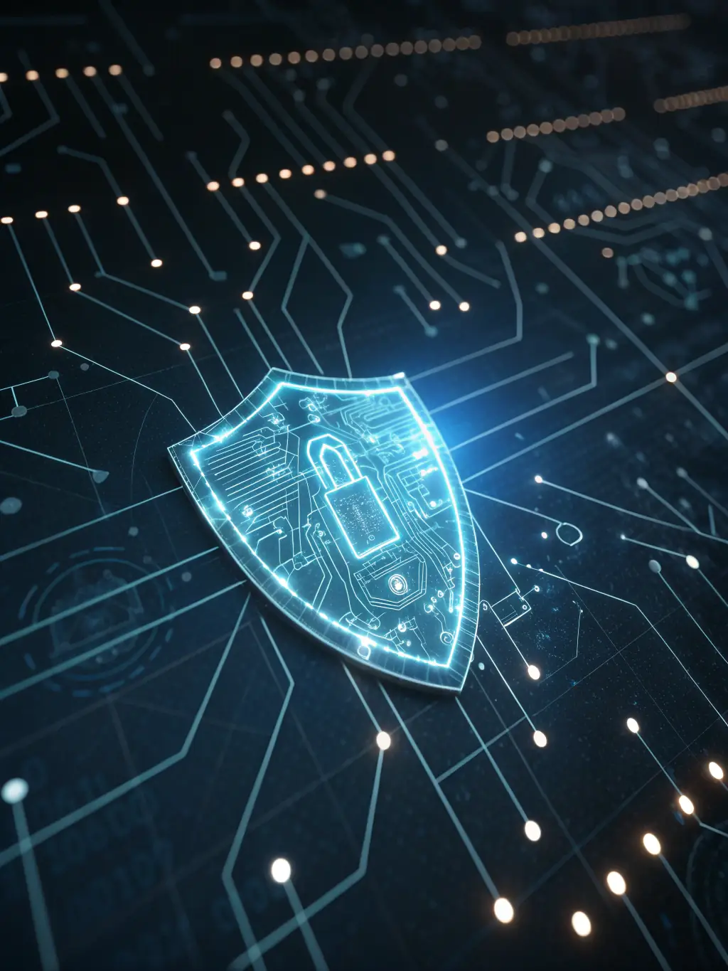 An abstract image representing secure data transfer, emphasizing the safety and reliability of FixedFloat's platform.